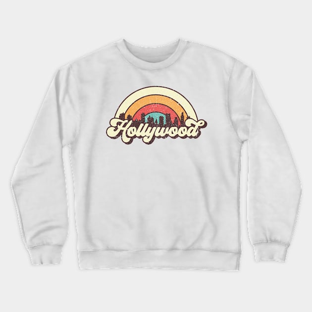 Hollywood city gift Crewneck Sweatshirt by SerenityByAlex